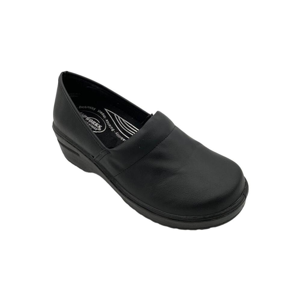 Easy Works by Easy Street Clogs Laurie Black - Wide